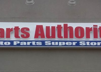 Parts Authority Sign