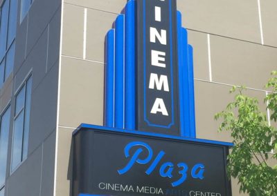 Cinema Plaza Fancy Neon LED Sign Board
