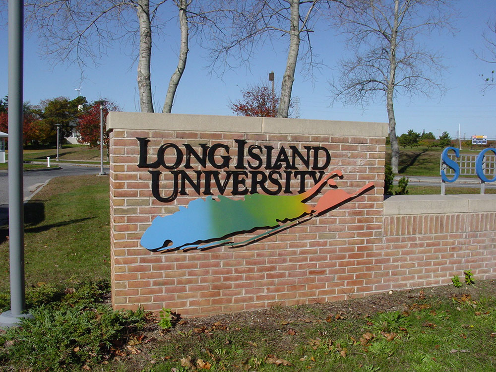 Lonjg Island University Sign