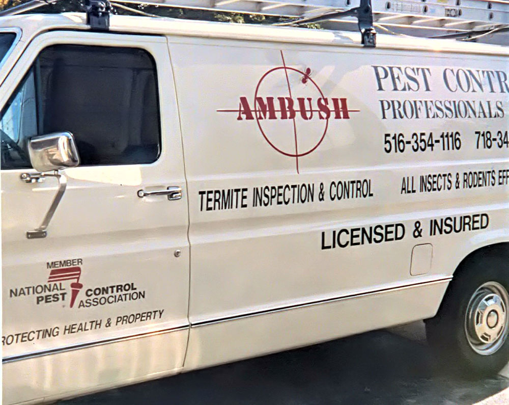 Ambush Pest Control Van Graphics