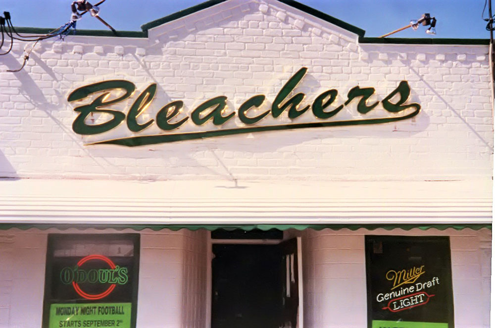 Bleachers Sign