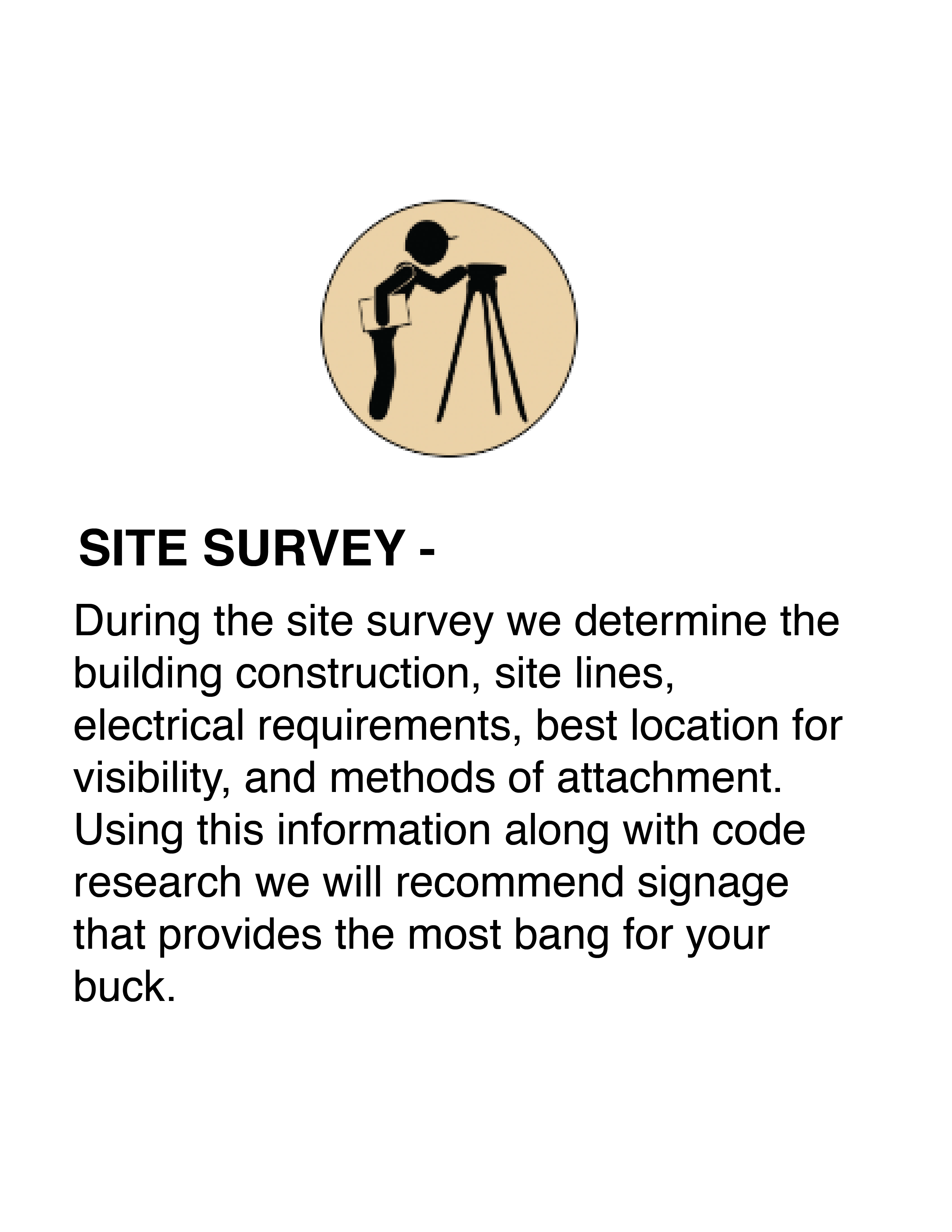 Site Survey Blurb