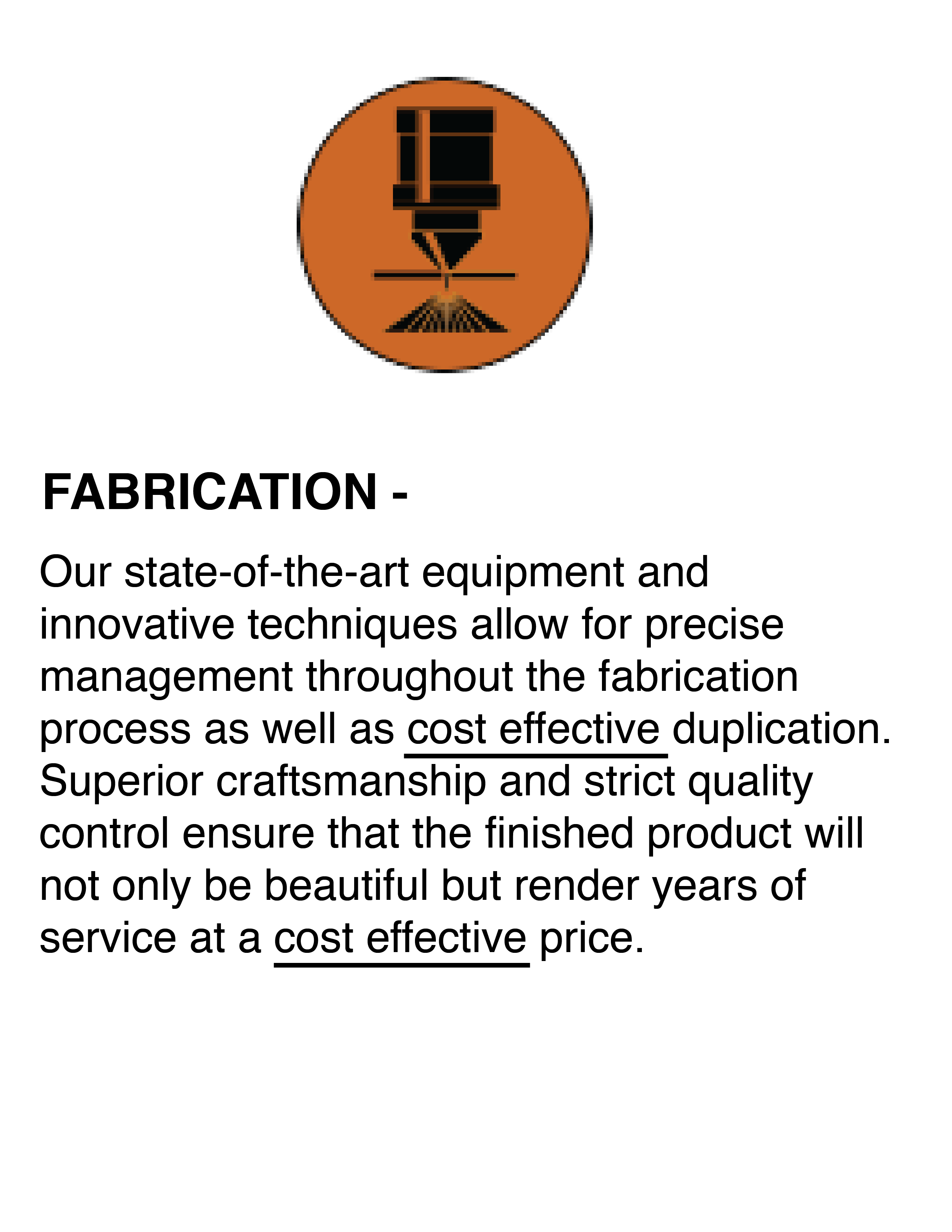 Fabrication Blurb