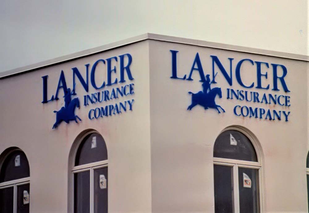 Lancer Insurance Company Sign