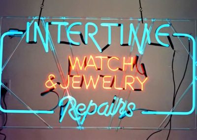 intertime watch & jewelry neon sign